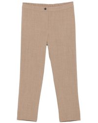Marina Rinaldi - Button-Fastening Trousers - Lyst