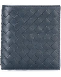 Bottega Veneta Portafoglio bi-fold - Blu