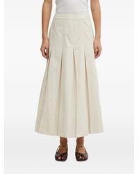 Barbour - Kirby Pleated Midi Skirt - Lyst