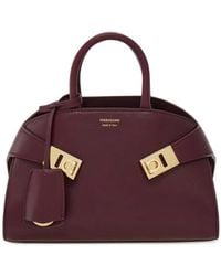 Ferragamo - Extra-Small Hug Tote Bag - Lyst