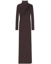 Courreges - Vestido Largo Con Detalle Retorcido - Lyst
