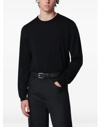 Roberto Collina - Crew-Neck Ribbed-Trim Sweater - Lyst