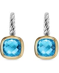 David Yurman - 18Kt And Sterling Albion Topaz Drop Earrings - Lyst
