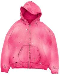 MOOJI MOOJI - Distressed Paint-Splatter Hoodie - Lyst