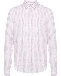 Patrizia Pepe - Striped-print Textured Shirt - Lyst