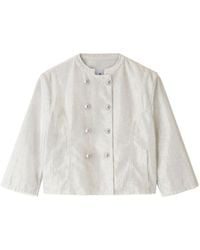Ermanno Scervino - Double-breasted Cropped Jacket - Lyst