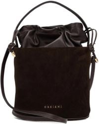 Orciani - Small Her-O Peach Oro Suede Bucket Bag - Lyst