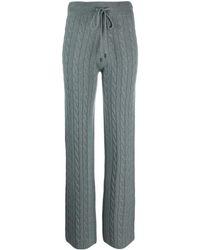 Peserico - Drawstring Chunky-knit Trousers - Lyst