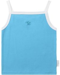 Izzue - Logo-Embroidered Tank Top - Lyst