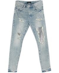 Purple Brand - Sequin-embellished Denim Jeans - Lyst