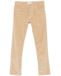 Jacob Cohen - Bard Corduroy Logo-Patch Trousers - Lyst