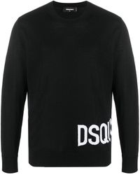 DSquared² - Pullover mit Logo-Intarsie - Lyst