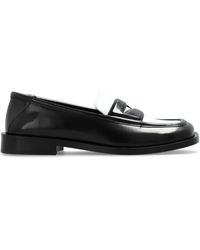 The Attico - Amanda Two-tone Leather Loafers - Lyst
