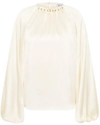 Rebecca Vallance - Tone Studded Blouse - Lyst