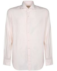 Dell'Oglio - Striped Long-Sleeve Shirt - Lyst
