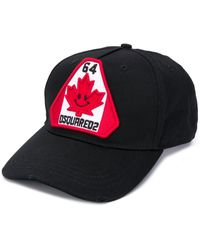DSquared² Cappello con applicazione - Nero