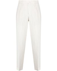 Dell'Oglio - Slim-cut Tailored Trousers - Lyst