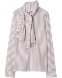 Burberry - Gestreiftes Hemd - Lyst