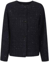 Kiton - Sequin-Embellished Bouclé Twwed Jacket - Lyst