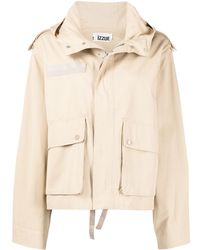 Izzue - Hooded Military-style Jacket - Lyst