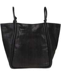 Dragon Diffusion Leather Woven Tote Bag in Black | Lyst UK