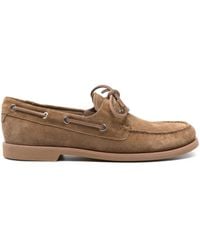 Gianvito Rossi - Vandée Segelschuhe Aus Wildleder - Lyst
