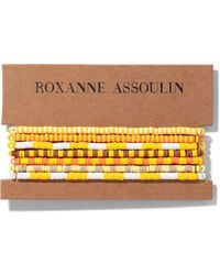Roxanne Assoulin - Color Therapy® Yellow Bracelet Set - Lyst