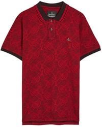 Vivienne Westwood - Silk And Nylon Crew Neck Polo - Lyst