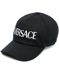 Versace - Logo-embroidered Baseball Cap - Lyst