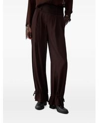 Liu Jo - Wide-Leg Trousers With Drawstring - Lyst