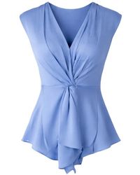 Silk95five - Ceres Top Met V-Hals - Lyst