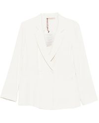 Pennyblack - Double-Breasted Notched-Lapels Blazer - Lyst