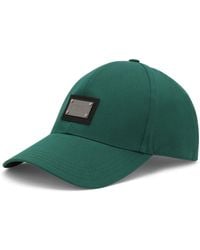 Dolce & Gabbana - Cappello da baseball DG Essentials con placca logo - Lyst
