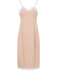 Carven - Jurk Met Kant - Lyst