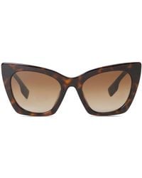 Burberry - Gafas de sol con montura cat-eye - Lyst