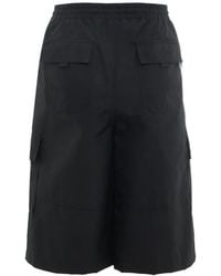 NULLUS 8-Pocket Cargo Shorts in Black for Men | Lyst