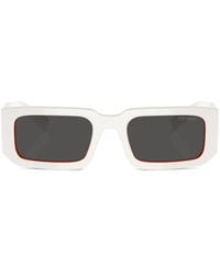 Prada - Rectangular-Frame Sunglasses - Lyst