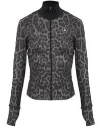 adidas By Stella McCartney - X Stella Mccartney Leopard-Print Zip-Up Track Jacket - Lyst