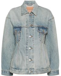Balenciaga - Hourglass Denim Jacket - Lyst