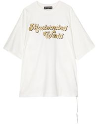 MASTERMIND WORLD - Glitter Skull Cotton T-shirt - Lyst