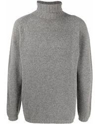 Lardini - Roll-Neck Wool-Blend Jumper - Lyst