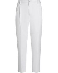 Dolce & Gabbana - Dart-Detail Tailored Trousers - Lyst