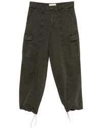 Lois - Gabardine Wide-Leg Cargo Pants - Lyst