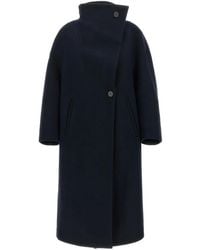 Tela - Scott Asymmetrical High-Neck Coat - Lyst