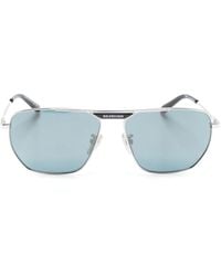 Balenciaga - Tag 2.0 Pilot-Frame Sunglasses - Lyst