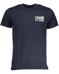 Roberto Cavalli - Logo-Print Cotton T-Shirt - Lyst