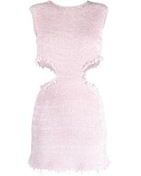 Jil Sander - Kleid Mit Cut-Out-Detail - Lyst