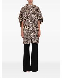 Givenchy - Oversize Leopard Print Coat - Lyst