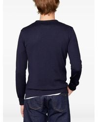 Officine Generale - Crew-Neck Long-Sleeve Sweater - Lyst