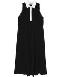 Iceberg - Sleeveless Contrast-Collar Dress - Lyst